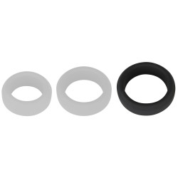 Black Velvets Cockring Velvet Ring L Noir 38mm
